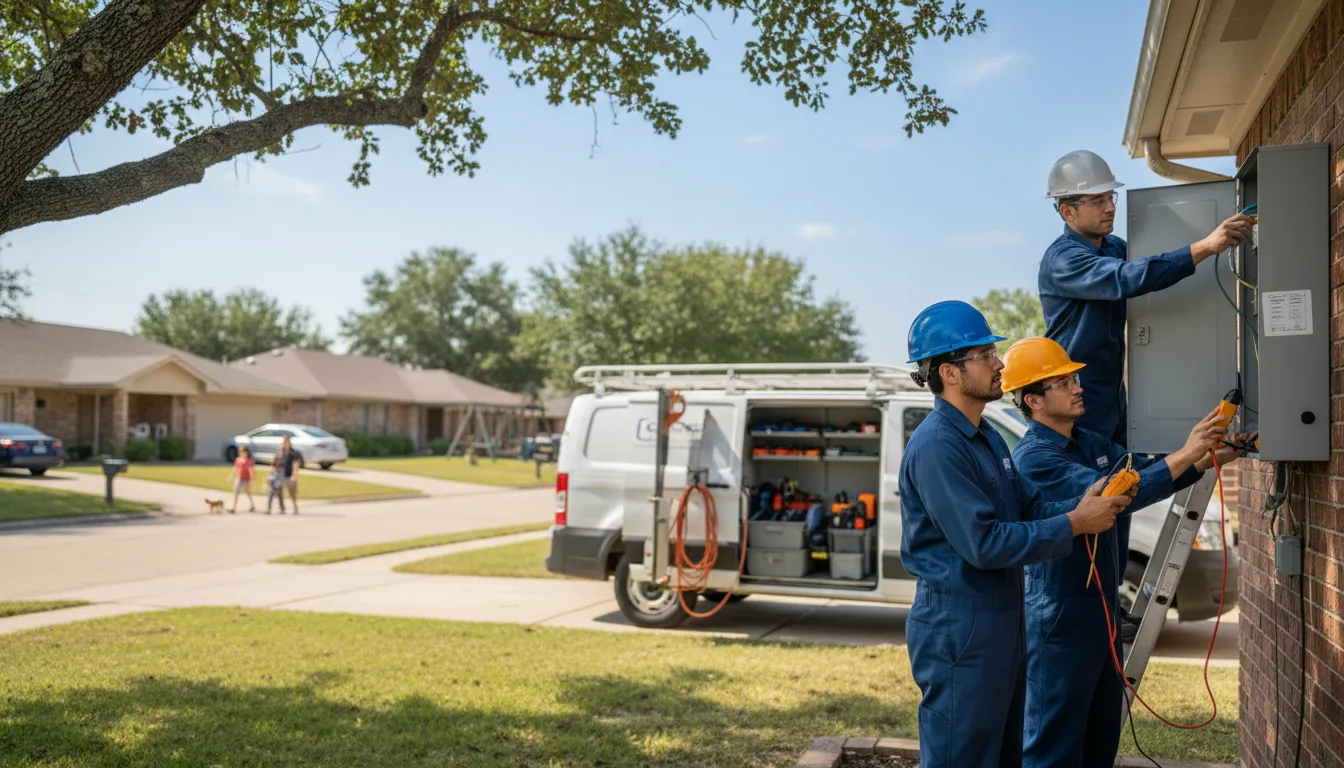 Certified electrician providing emergency electrical services in Fairport, NY